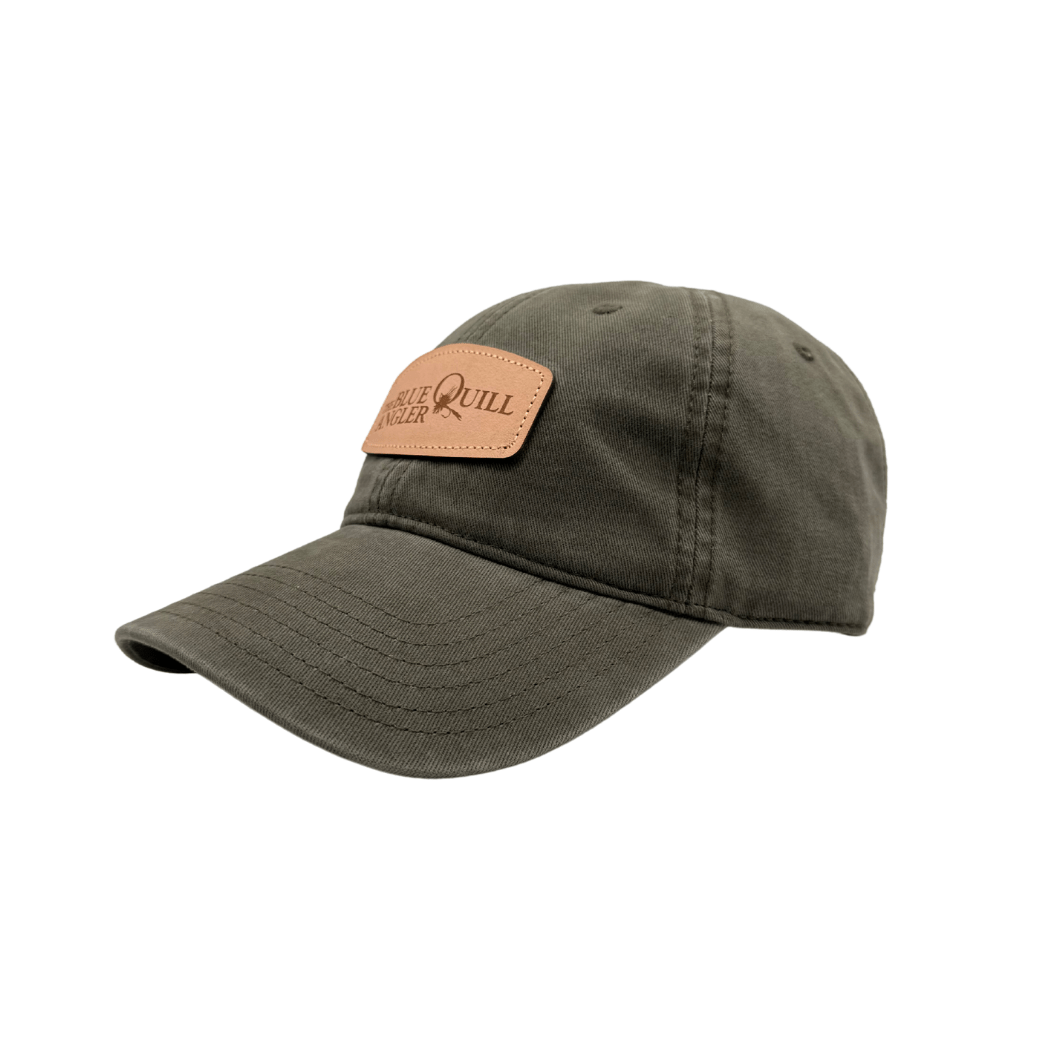 BQA Brushed Canvas Hat w/ Leather Patch (326) - Nextwavemarket