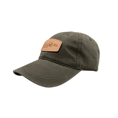BQA Brushed Canvas Hat w/ Leather Patch (326) - Nextwavemarket
