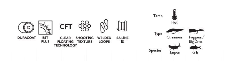 SA Magnitude Textured Tarpon - 12' Clear Float T - Nextwavemarket