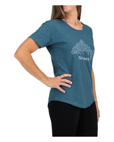 Simms Women's Floral Trout T-Shirt - Nextwavemarket