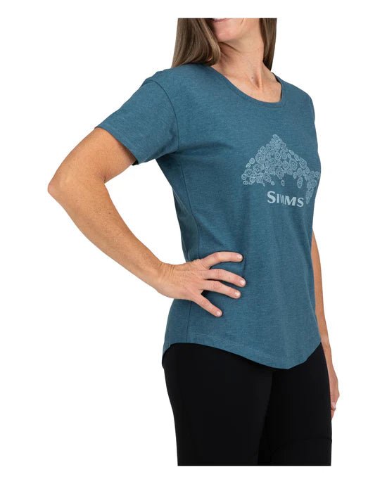 Simms Women's Floral Trout T-Shirt - Nextwavemarket