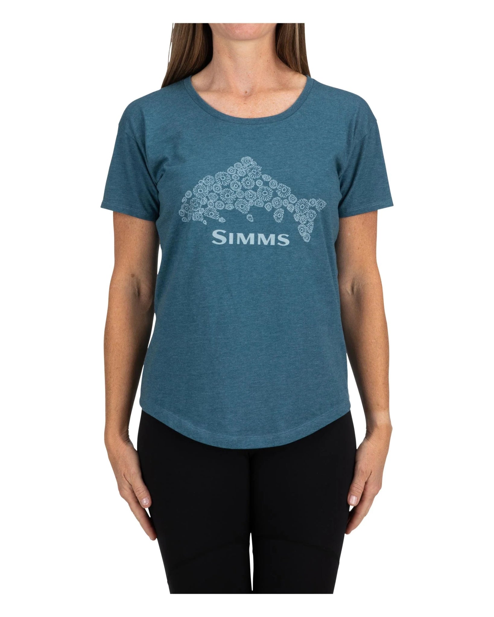 Simms Women's Floral Trout T-Shirt - Nextwavemarket