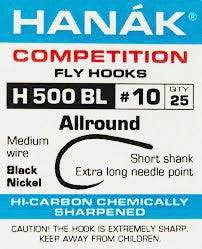Hanak H500Bl All - Round Barbless Hook - 25 Pack - Nextwavemarket