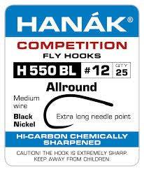 Hanak H550Bl All - Round Barbless Nymph Hooks - 25 Pack - Nextwavemarket