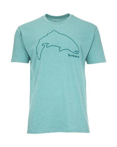 Men's Trout Outline T-Shirt - Sale! - Nextwavemarket