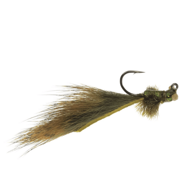 Mini Leech Damsel Jig - Olive - Nextwavemarket
