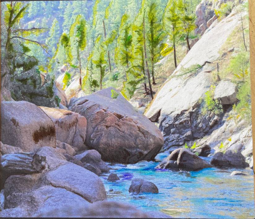 River Scene Mid - Pro Trucker Camel/Navy/White - Nextwavemarket